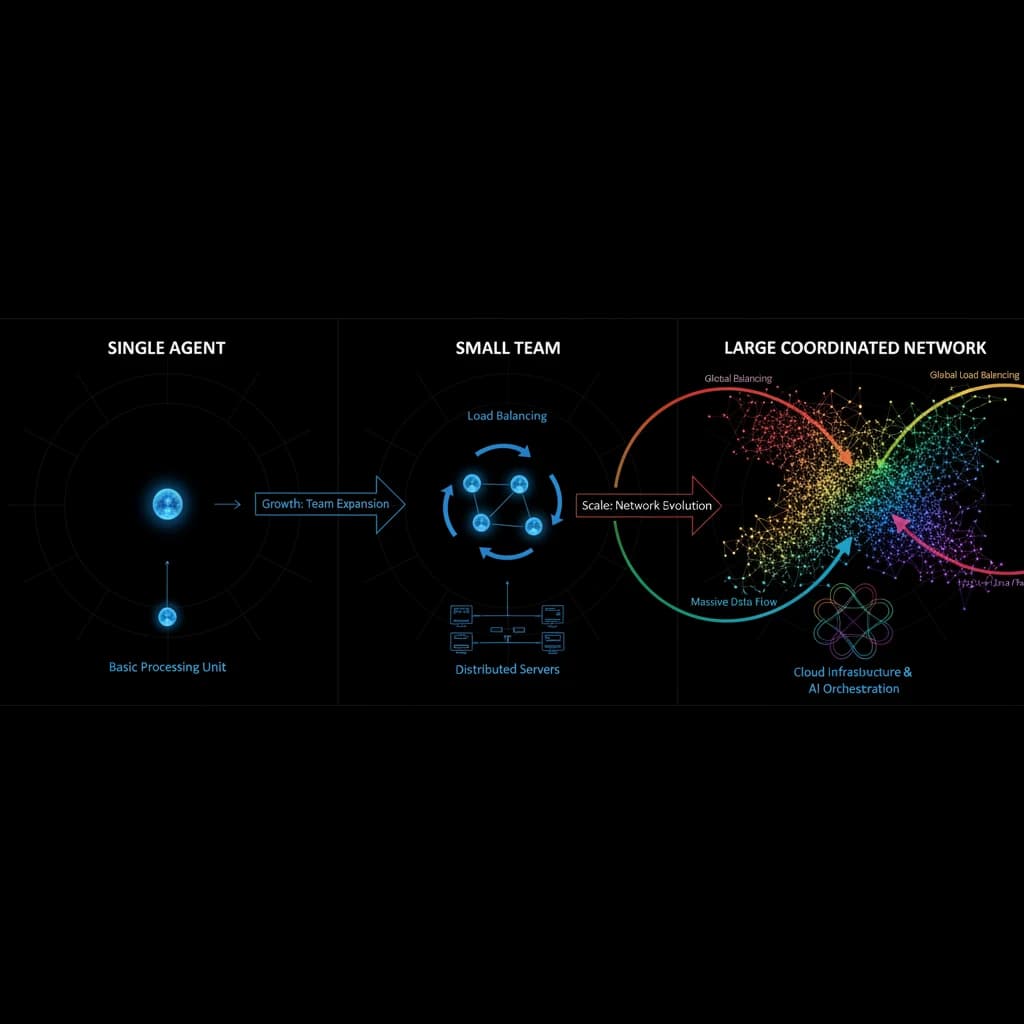 Scaling from Single Agent to Multi-Agent Orchestration
